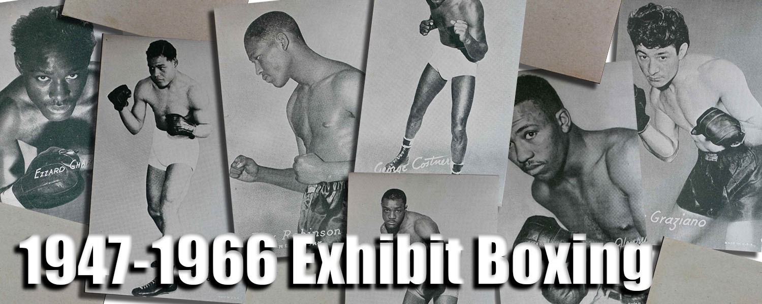 1947-66 Exhibit Boxing Cards 